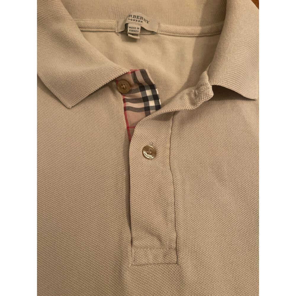 Burberry cotton piqué polo shirt L - Picture 2 of 8